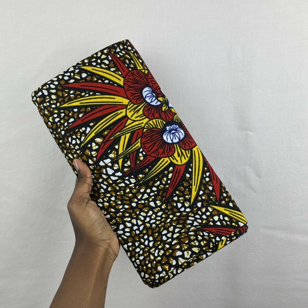 100% cotton african ankara fabric per yard.